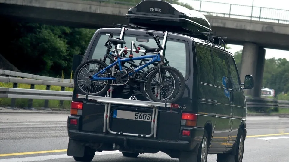 Fahren mit der Dachbox